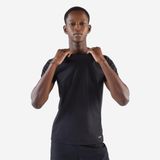 Kalenji Erkek Siyah Nefes Alan Spor Tişörtü KIPRUN Dry 100 - Koşu
