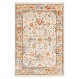 Kalesta Halı Caretta 23 Cream Terra Yumuşak Doku Vintage Eskitme Desenli Sıcak Renk Tonlarına Sahip Salon Halısı