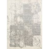Kalesta Halı Grace Beıge Grey, Kendinden Desenli Yün, Viskon ve Pamuk Karışımlı Desenli Zarif Salon Halısı - Bej - Gri - 300 x 400 cm