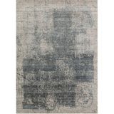 Kalesta Halı Grace Charcoal D. Grey, Kendinden Desenli Yün, Viskon ve Pamuk Karışımlı Desenli Zarif Salon Halısı - Antrasit - Gri - 300 x 400 cm