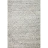 Kalesta Halı Lhasa Grey, Polyester, Yün ve Pamuk Karışımıyla Üretilen Dayanıklı ve Hasır Dokulu Halı - Gri - 140 x 200 cm