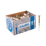 Kalibre 8 mm Vida Dübel Takım 100 Adet Plastik Malzeme ile Dayanıklı ve Kullanışlı Set
