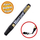 Kalici Isaretleyici Mercure Siyah Kalem Metal Plastik Cam Ahsap Yuzey Suya Dayanikli Akrilik Uc