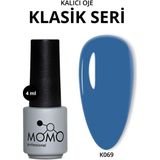 Kalıcı Oje K069, Klasik Mavi, 4 ml