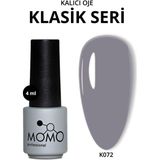 Kalıcı Oje K072, Gri, 4 ml - K072 Açık Füme