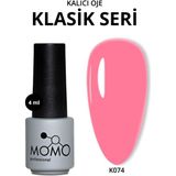 Kalıcı Oje K074, Canlı Pembe, 4 ml