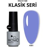 Kalıcı Oje K081, Mavi Lila, 4 ml