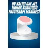 Kalıcı Oje Kurutucu UV Led Teknolojisi Taşınabilir Mini Tırnak Kurutucu