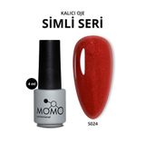 Kalıcı Oje S024 Simli Bayrak Kırmızısı 4 ml