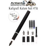 Kaligrafi Dolma Kalem Seti 4 Lü 1 Paket Calligraphy Kalem Seti Hat Yazma Tasarım Sanat Kalemi Hattat