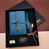 Kaligrafi Kalem Ve Vintage Tasarım Deri Defter M.i