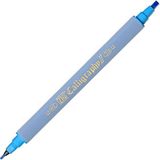 Kaligrafi Kalemi Çift Uçlu 2 mm + 3.5 mm TC-3100 031 Cobalt Blue