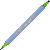 Kaligrafi Kalemi Çift Uçlu 2 mm + 3.5 mm TC-3100 050 Light Green