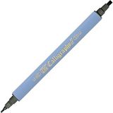 Kaligrafi Kalemi Çift Uçlu 2 mm + 3.5 mm TC-3100 094 Gray Brown
