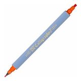 Kaligrafi Kalemi Çift Uçlu 2mm + 3.5mm Tc-3100 070 Orange