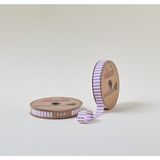 Kalın Çizgili Biye - Gül Kurusu 2cm x 25M %65 %35 Polyester