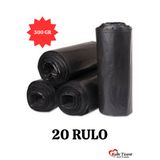 Kalın Çöp Torbası 300 Gr X 20 Rulo Siyah Çöp Poşeti 80X110 Cm Jumbo Endüstriyel Çöp Torbası