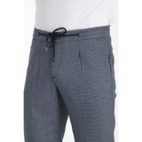 Kalın Desenli Erkek Yandan Cepli Jogger Slim Fit Pantolon Lacivert 36