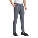 Kalın Desenli Erkek Yandan Cepli Klasik Bel Slim Fit Chino Pantolon Lacivert 33