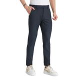 Kalın Düz Erkek Yandan Cepli Klasik Bel Slim Fit Chino Pantolon Lacivert 30