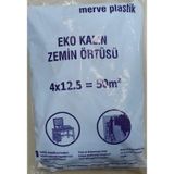 Kalin Etli Boya Örtü Zemin Brandası Eşya Koruma Naylonu 50