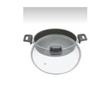 Kalın Granit Yanmaz Yapışmaz Basık Karnıyarık Pilav Tenceresi 24cm
