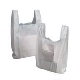 Kalın Kırık Beyaz Poşet 25X45 Cm Küçük Boy 1 Kg Hışır Atlet Poşet Market Manav Poşeti Çöp Poşeti