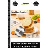 #Kalıp Paslanmaz Çelik Mantı Kurabiye Donut Kesici 75 Cm Profesyonel Yuvarlak Hamur Kesme Kalıbı