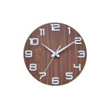Kalıp Vitrini Ahşap Ceviz Taban Duvar Saati
