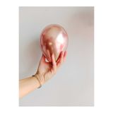 Kalisan 5 inc (küçük) Krom Rose Gold Balon (15 adet)