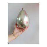 Kalisan 5 Inc (KÜÇÜK) White Gold Krom Balon 10 Adet