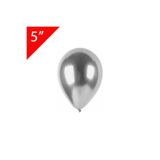 Kalisan Gümüş Krom Balon 10 Adet Küçük Boy 5 Inç