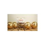 Kalisan Krom Balon Gold Renk 10 Adet Küçük Boy 5 Inç