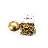 Kalisan Minik Krom Balon 5 Inç 10 Adet Gold Altın