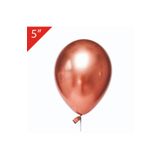 Kalisan Rose Gold 20 Adet Küçük Boy 5 Inç Krom Balon