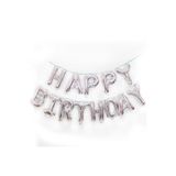Kalisan Silver Happy Bırthday Folyo Balon