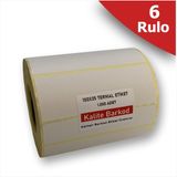 Kalite Barkod 100X35 Termal Etiket 6 Rulo Barkod Etiketi