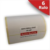 Kalite Barkod 100X70 Termal Etiket 6 Barkod Etiketi