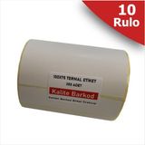 Kalite Barkod 100x75 Termal Etiket 10 Rulo Barkod Etiketi
