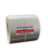 Kalite Barkod 40X30 mm Yanayan2 Li Silvermat Etiket | Rulo Demirbaş Etiketi
