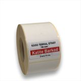 Kalite Barkod 50X50 Termal Etiket | Rulo Barkod Etiketi