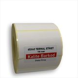 Kalite Barkod 65X40 Termal Etiket | Rulo Barkod Etiketi