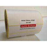Kalite Barkod 80x100 1 Rulo 400 Adet Termal Barkod Etiketi