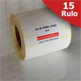 Kalite Barkod 80x80 15 Rulo 5250 Adet Termal Barkod Etiketi