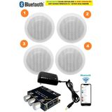 Kalite BLUETOOTH ÖZELLİKLİ TAVAN HOPARLÖR SETİ (4 TAVAN HOPARLÖR) ANFİ KULLANMADAN EV-İŞYERİNİ SESLENDİRİN