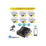 Kalite Bluetooth Tavan Hoparlör Seti (1 Adet Anfi + 6 Adet 13 cm Tavan Hoparlör)