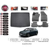 Kalite Oto Fiat Egea Hatchback 2024 Model 3D Bagaj Havuzu+4d Havuzlu Paspas Setii - Siyah