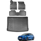 Kalite Oto Ford Focus Hatchback 2020 Model Tamir Kitli Bagaj Havuzu+Araca Özel Üretim 3D Havuzlu Paspas - Siyah