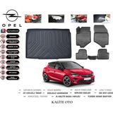 Kalite Oto Opel Corsa F 2023 Model 3D Bagaj Havuzu+4d Havuzlu Paspas Setii - Siyah