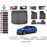 Kalite Oto Renault Megane 3 Sporttourer 2016 Model 3D Bagaj Havuzu+4d Havuzlu Paspas Setii - Siyah